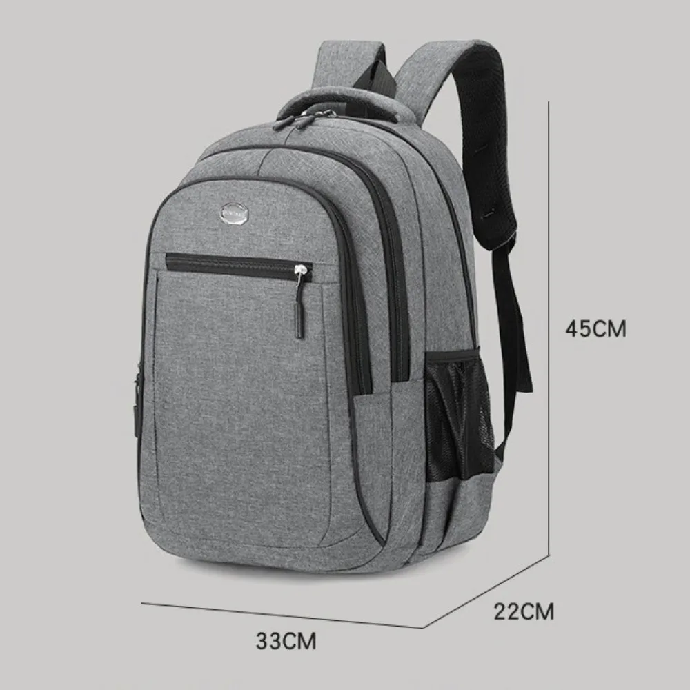 Fashion Waterproof Large Capacity Backpack Multi Pocket Wear-resistant Computer Bag Large Capacity Commuting Backpack Office