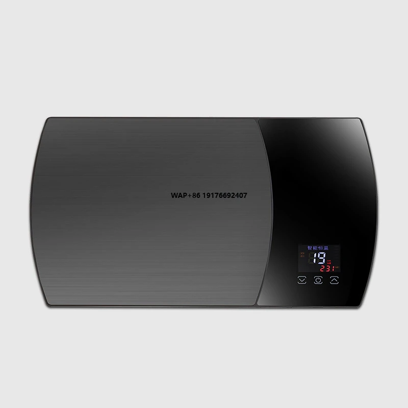 

Intelligent 3S Instant Electric Water Heater Plastic LED English Home RV Use Voice Control Variable Frequency Constant