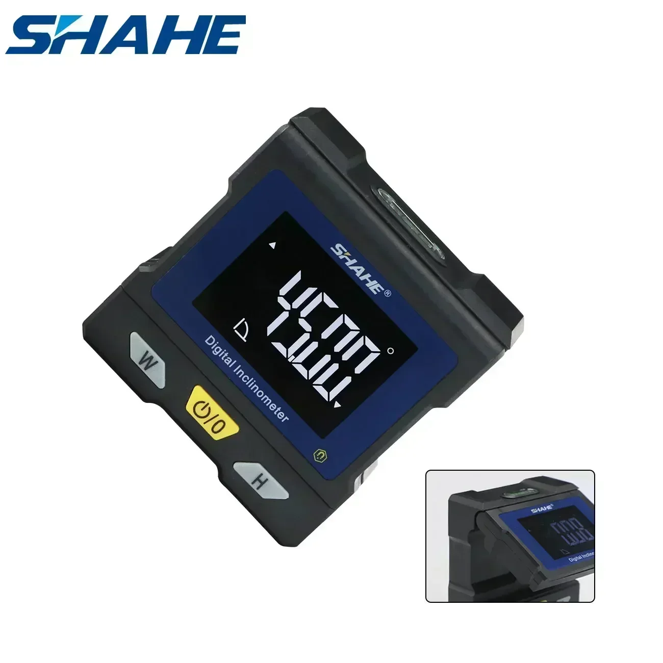 SHAHE Digital Angle Finder With Flip Up Display Magnetic Protractor Inclinometer Angle Measurement Tool With 4*90 °and 2*180°