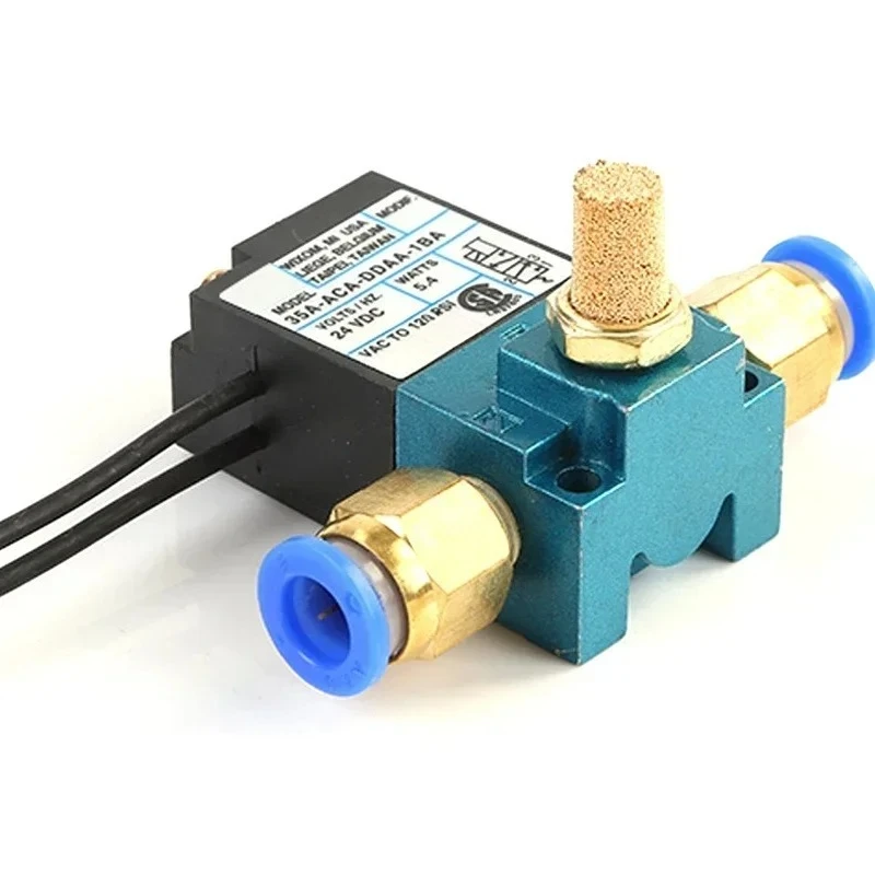 صمام الملف اللولبي للتحكم الإلكتروني ذو 3 منافذ MAC 35A-ACA-DDBA-1BA 35A-ACA-DDFA-1BA 35A-ACA-DDAA-1BA مع النحاس