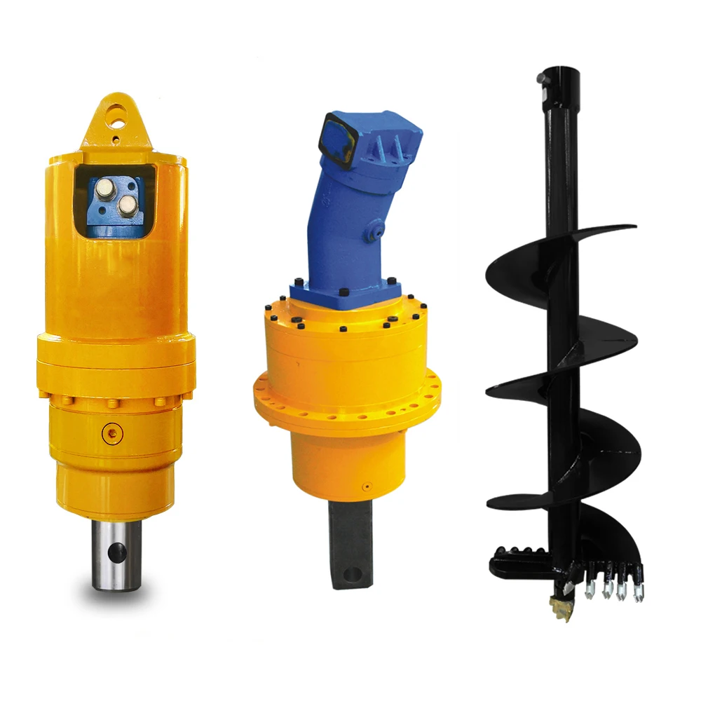 OEM Factory Sale Auger Drive Earth Drill Attachment Excavator New Design with Core Motor and Gearbox Components
