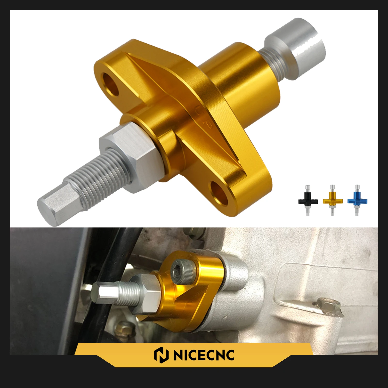 NICECNC For 2024 Suzuki DRZ400 DR-Z400 E S SM DRZ400E DRZ400S DRZ400SM 2000-2024 Motorcycle Engine Timing Cam Chain Tensioner