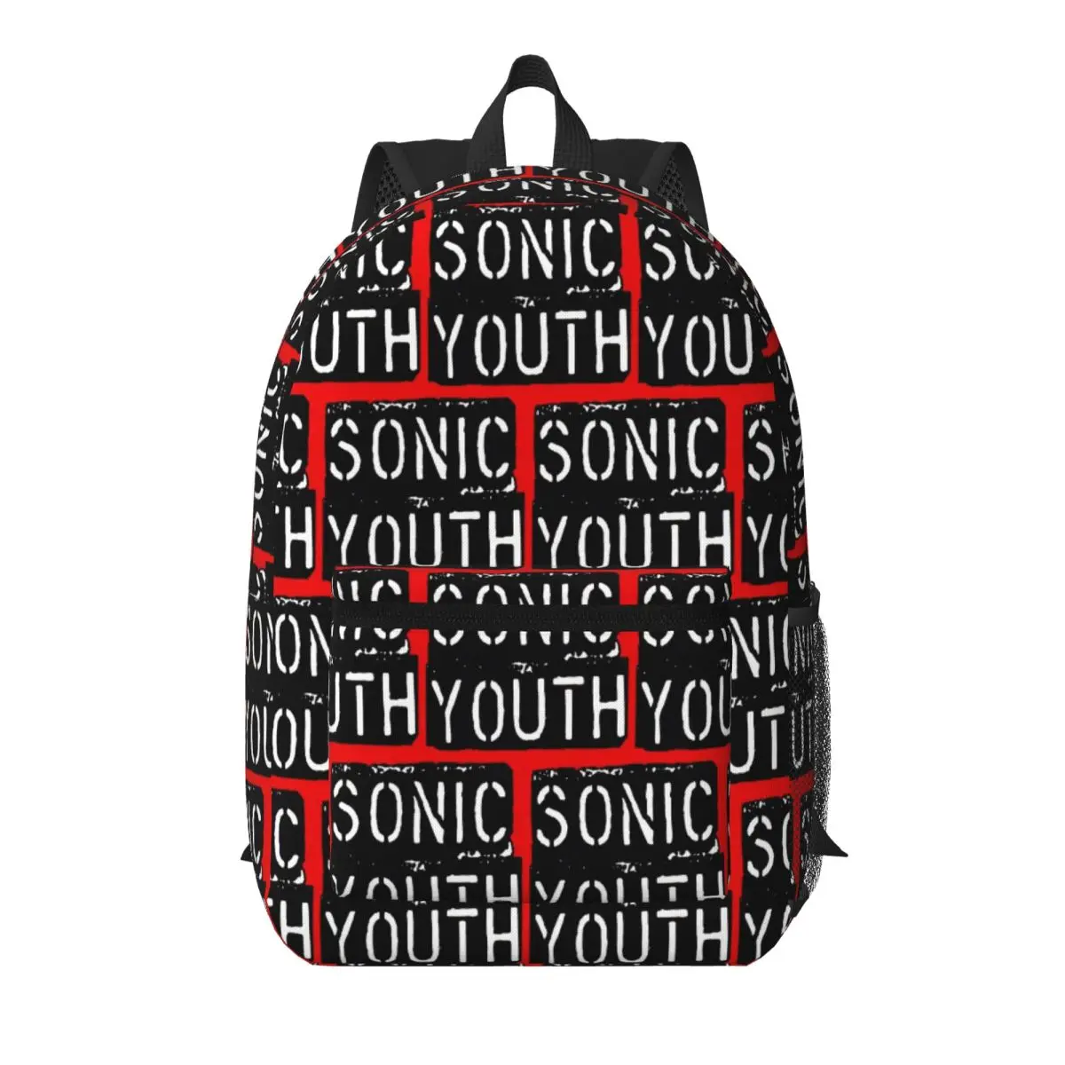 

Sonic Youth Rock Band Punk Student Backpack School Bag Hiking Travel Daypack for Men Women Bookbag Shoulder Bags
