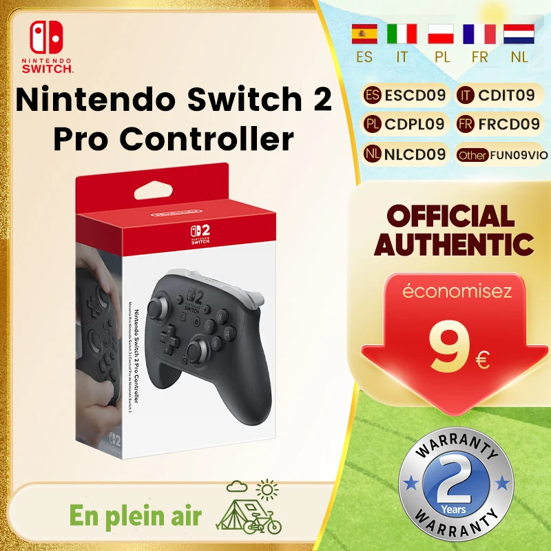 Manette sans fil Nintendo Switch 2 Pro pour NS2, nouvelle manette de jeu avec boutons arrière GL/GR, disposition des boutons optimisée, précision accrue