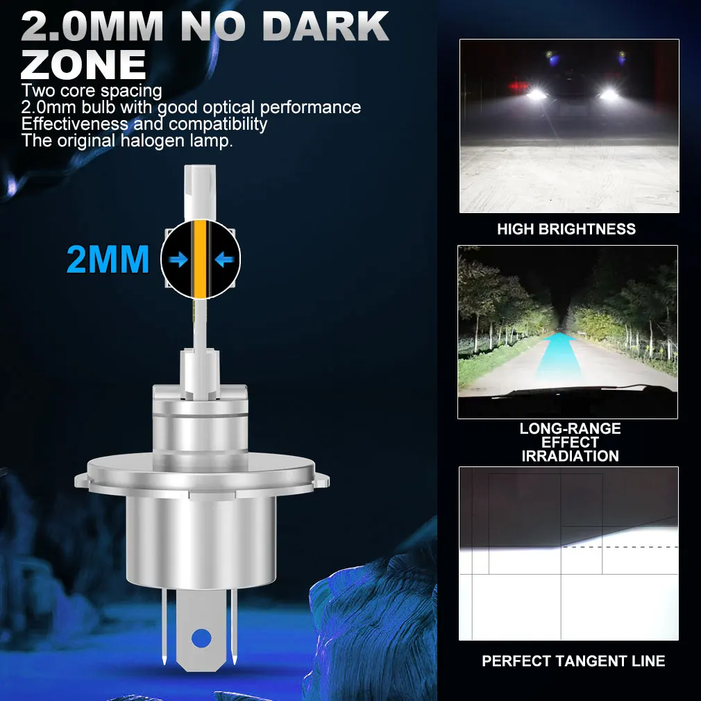 25000LM H4 Led Scheinwerfer Canbus H4 led-leuchten 150W 6500K Für Auto Lampen Tagfahrlicht Lampe Motorrad CSP Plug & Play 12V 24V