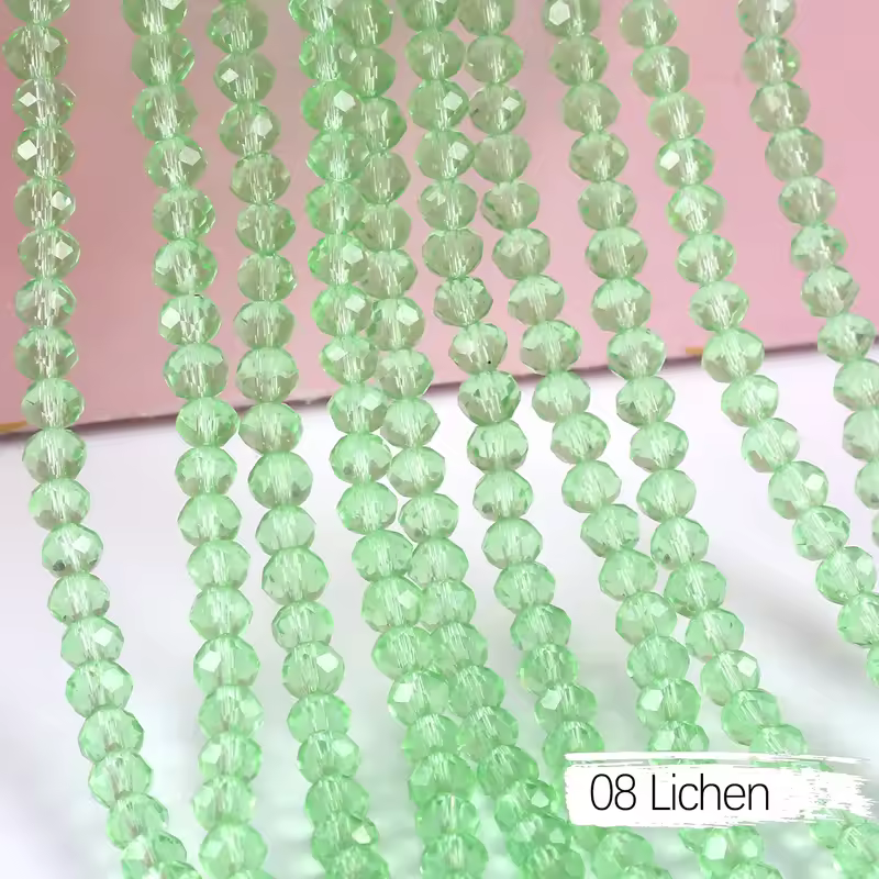 2mm 4mm 6mm 8mm Rondelle Austria Crystal Beads Faceted Glass Beads Loose Spacer Beads for DIY Bracelet Garment Making - Image 37
