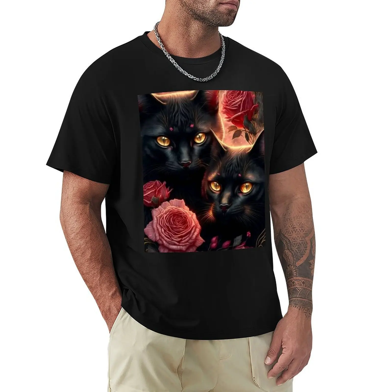 Bombay cat T-Shirt Summer Casual Loose T-Shirt
