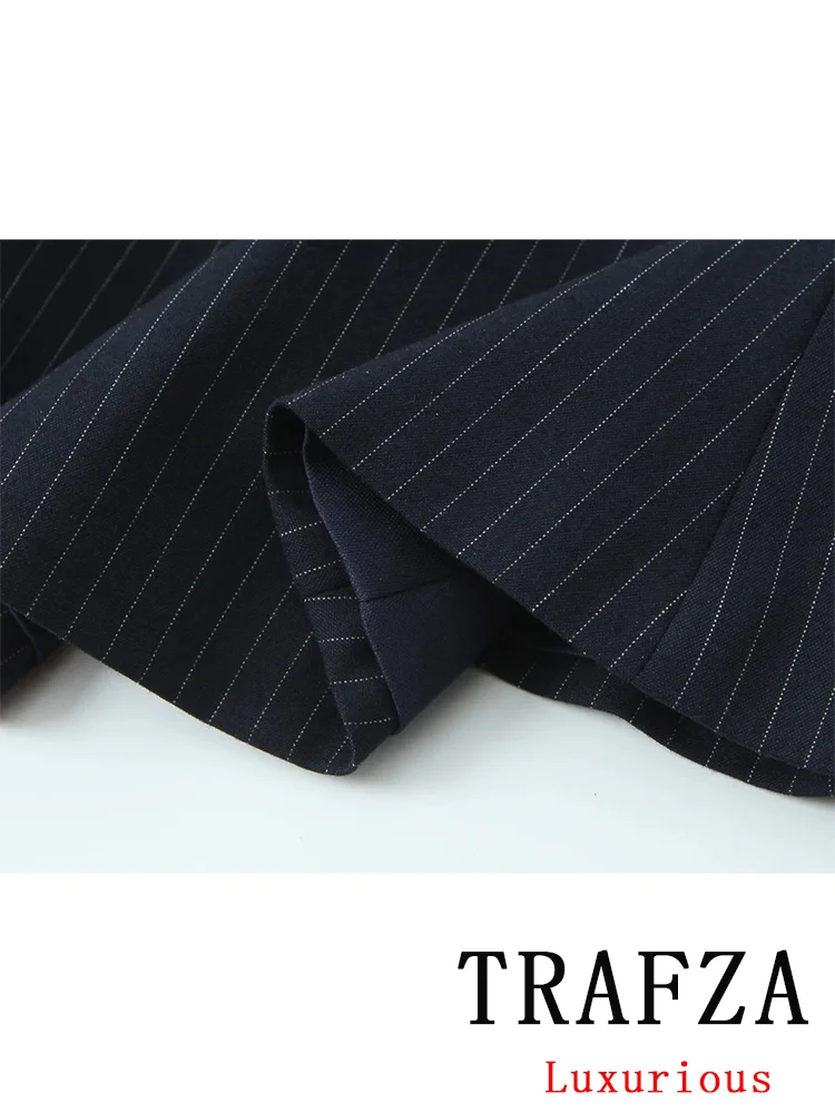 TRAFZA-T-Shirts Vintage Chic pour Femme, Col Rond, Solide, Fermeture Éclair, Haut Tierred, Nouvelle Mode, Printemps, Été, Vacances, 2025