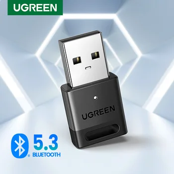 ブルートゥースUGREEN-USB付きドングルアダプター,ワイヤレスマウス,キーボード,音楽レシーバー,トランスミッター