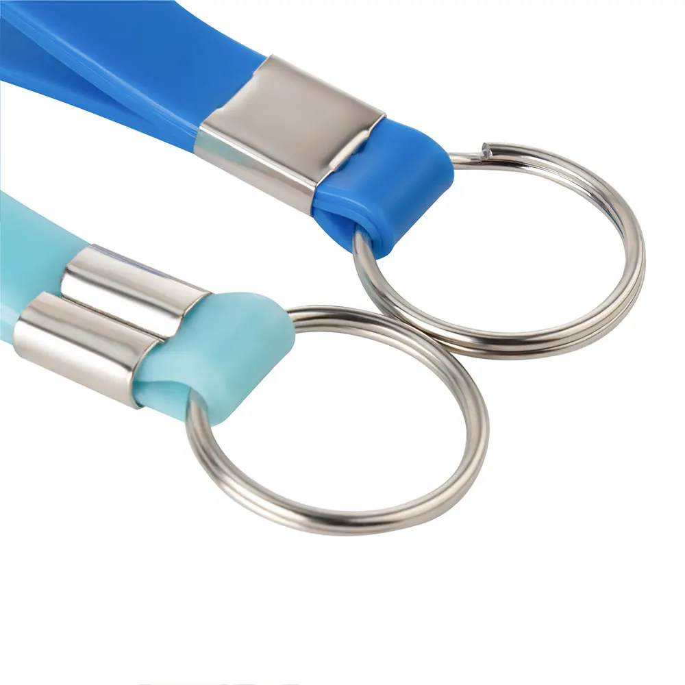 Luminous Keyring Rubber Pendant Strap Keychain Car Logos Accessory For Ford Fiesta Focus 2 MK4 Mustang Ranger Kuga S-MAX Transit #5