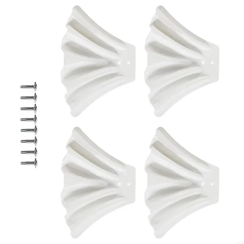 Pack of 4 Drain Redirector Assemblies Ensures Base Integrity by Reducing Effect Simple Mounting Prevents Flooding ABS Plan M4YD