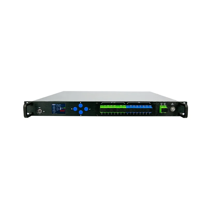 1U 4/8 port WDM EDFA CATV optical amplifier with internet GPON XGPON