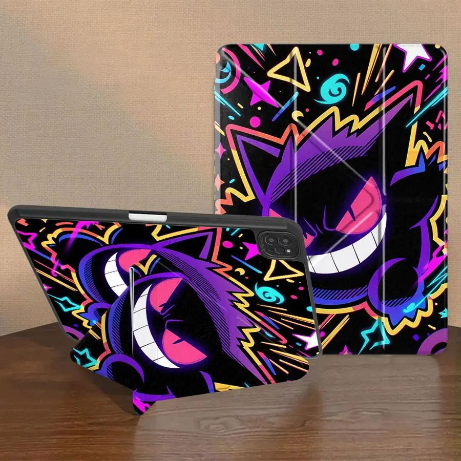 

Cartoon Hot Gengar Tablet Case For iPad Pro 2025 Air 4 5 M3 M2 1 2 M4 11inch Pro 11th 10th 9th 8th 7th 12.9inch Mini 6 7 Holder
