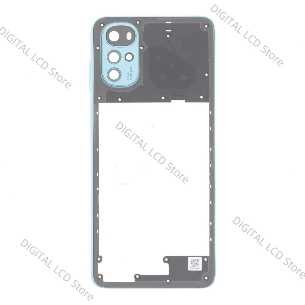 New For Motorola G22 Back Cover Middle Frame Holder Housing Repair and Replacement XT2231 Back Cover Middle Frame