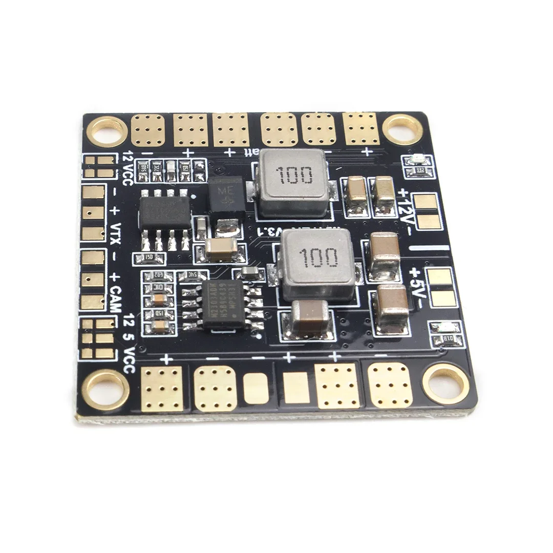 2026 Matek Systems Mini Power Hub Pdb With 5v 3a & 12v 3a Bec For Fpv Drone 3-6s Lipo, 4-in-1 Esc Power Distribution Board