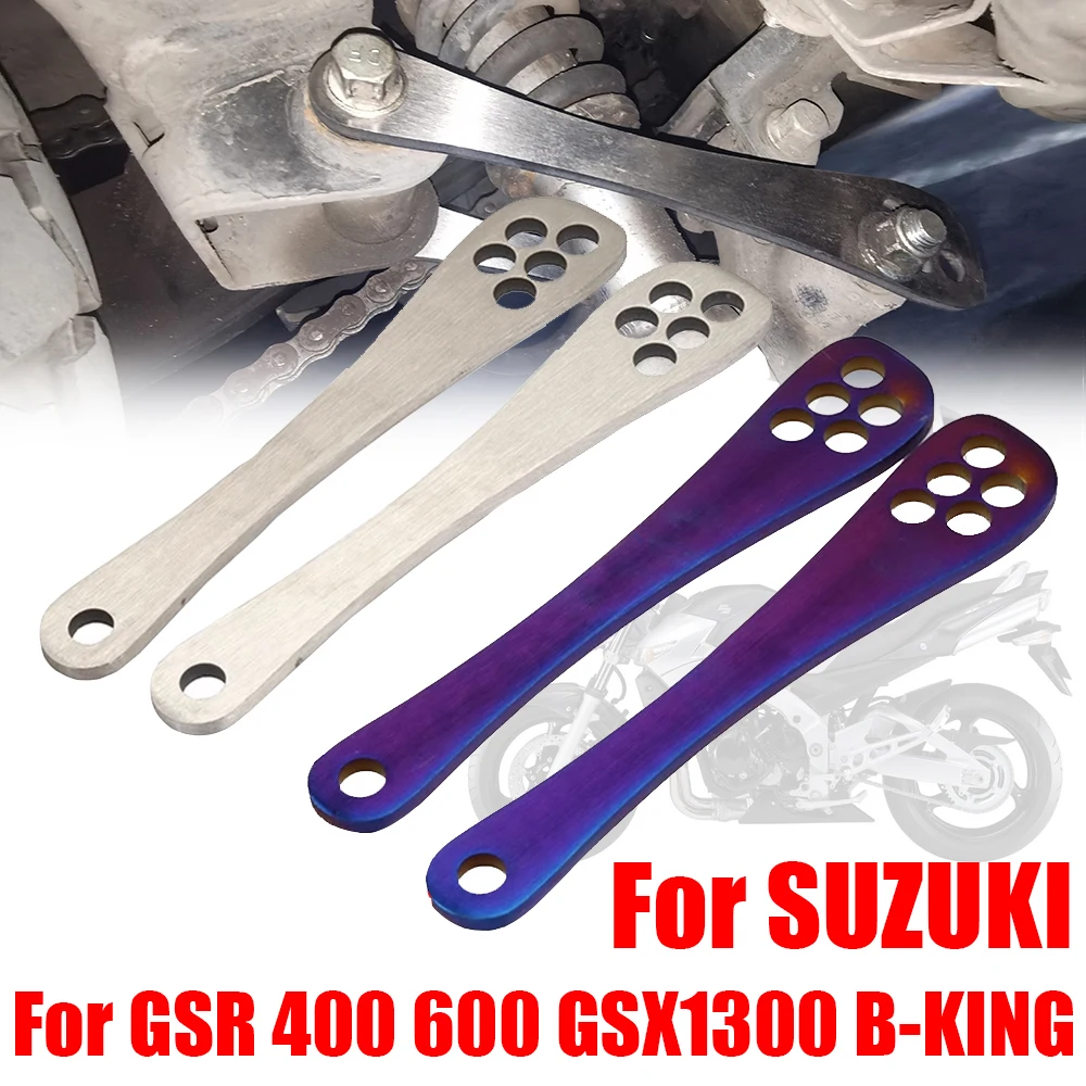 Lowering Links Kit For SUZUKI GSR 400 600 GSR400 GSR600 GSX 1300 GSX1300 B-KING Accessories Rear Cushion Suspension Drop Linkage