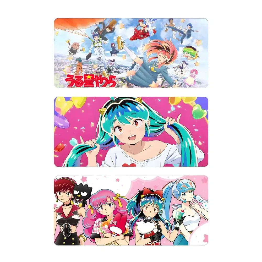 Lum retro shonen figure U-Urusei Yatsura Mouse Pad Mousepad Large Gaming LockEdge Thickened PC Table Desk Mat