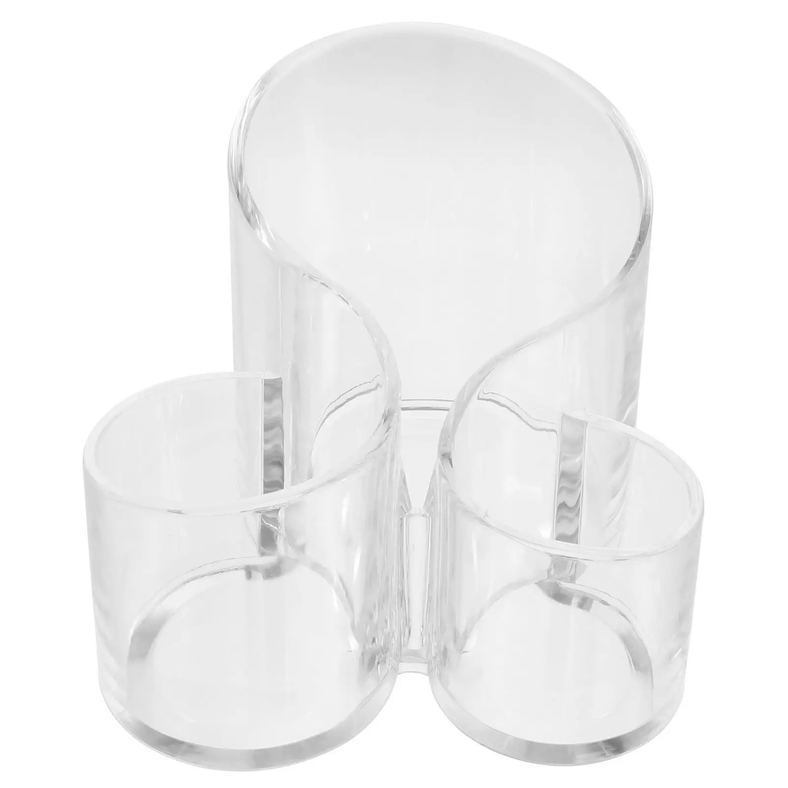 1Pcs Acrylic Brush Organizer Transparent Eyeliner Holder Makeup Tool Box Durable Pen Storage Container Vanity Display