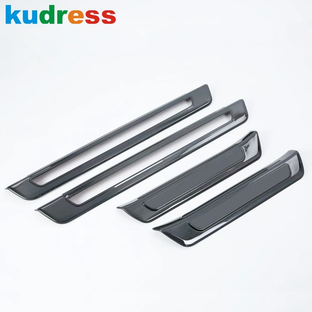 Door Sill Scuff Plate Cover Trim For Audi Q5 2018 2019 2020 Stainless Outer Welcome Pedal Protector Guard Pad Car Accessories