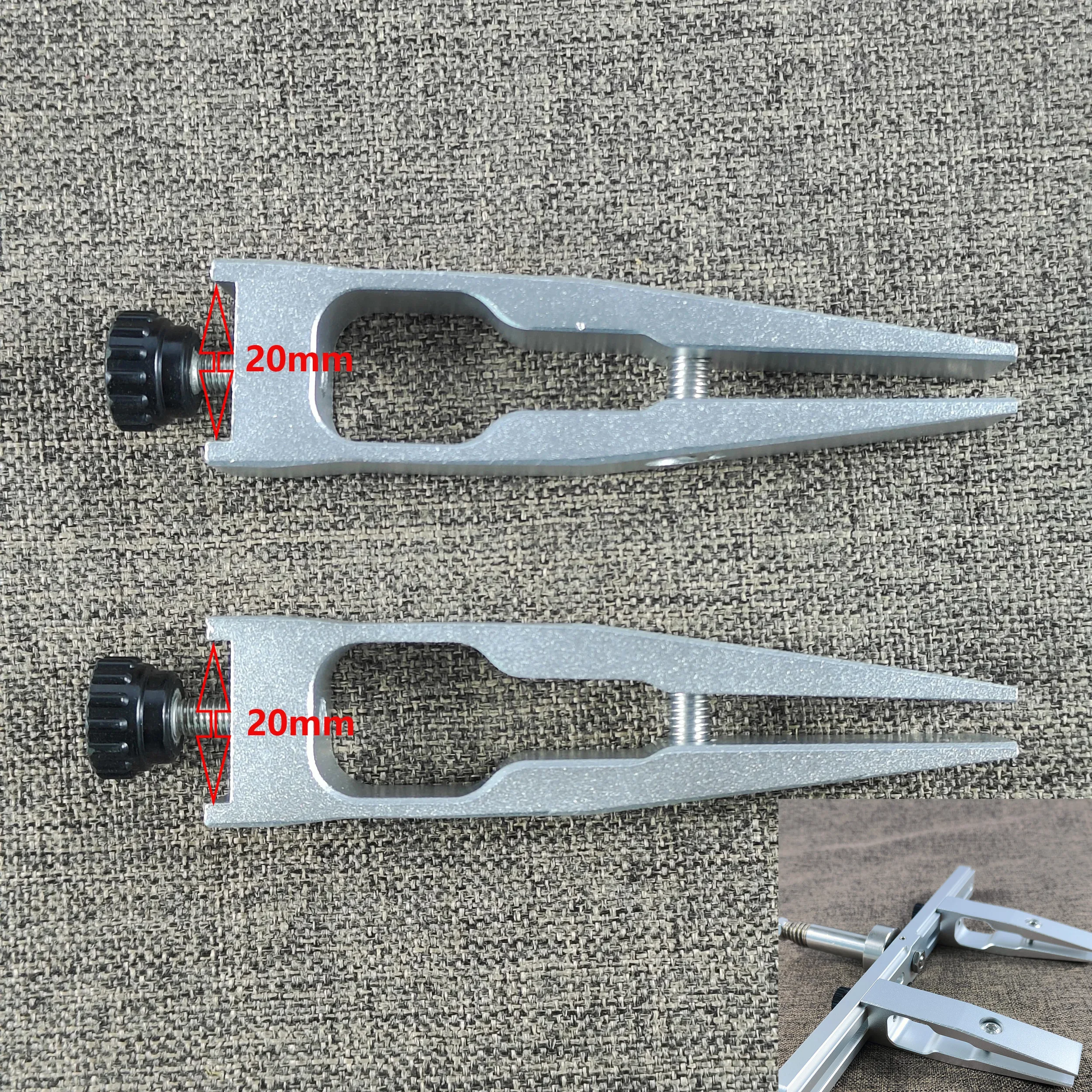 1 pair Knife blade Clamp For Apex Knife Sharpener Aviation aluminum alloy Good elasticity
