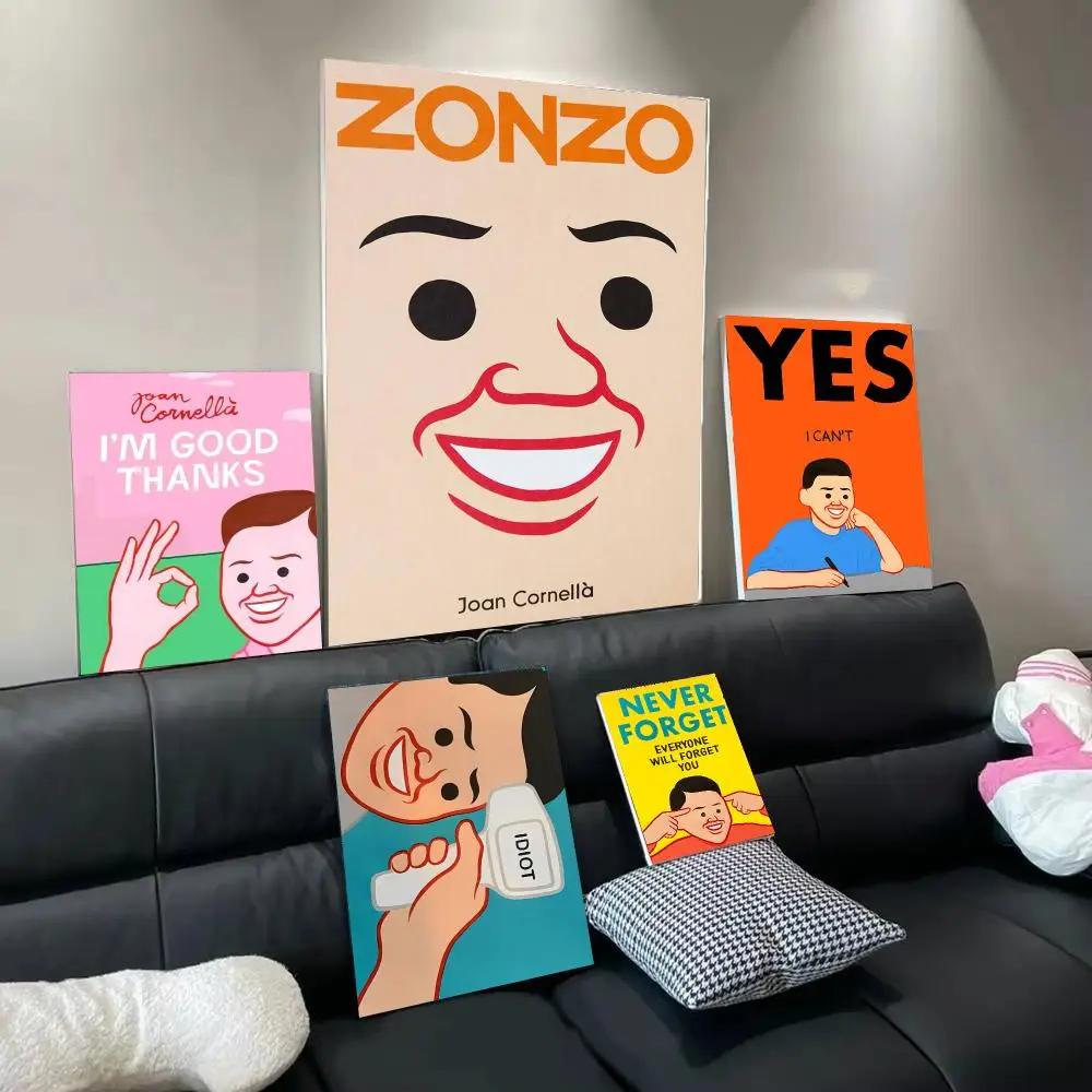 J-Joan Cornella Poster Wall Art Poster Print Decorative Artwork for Bedroom Living Room Office Home Decoration
