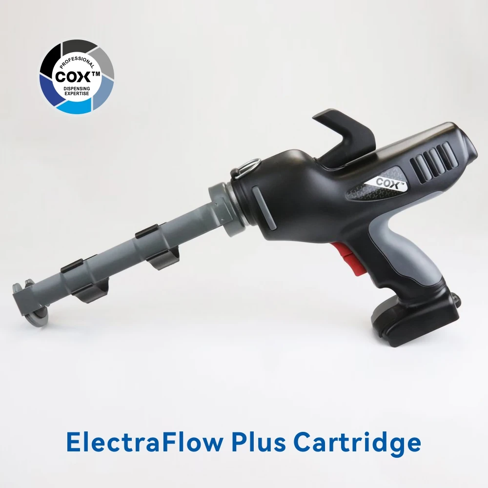 موزع خرطوشة SULZER COX ElectraFlow Plus مكون واحد 310 مل مدعوم من بطاريات ليثيوم أيون احترافية 18 فولت من Bosch