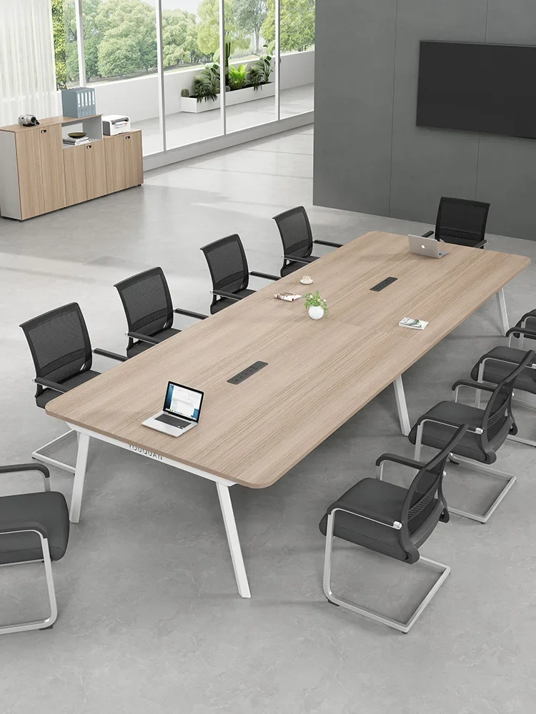 Conference long table office desk and chair combination simple modern small negotiation office furniture training table