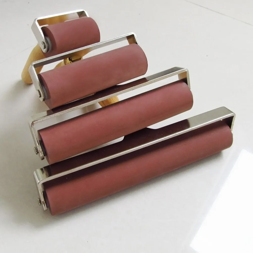 

1Pcs Premium Ink Roller Smooth Rubber for Art Printing Craft Projects Fast Large Area Coverage Easy Clean Painting Tool