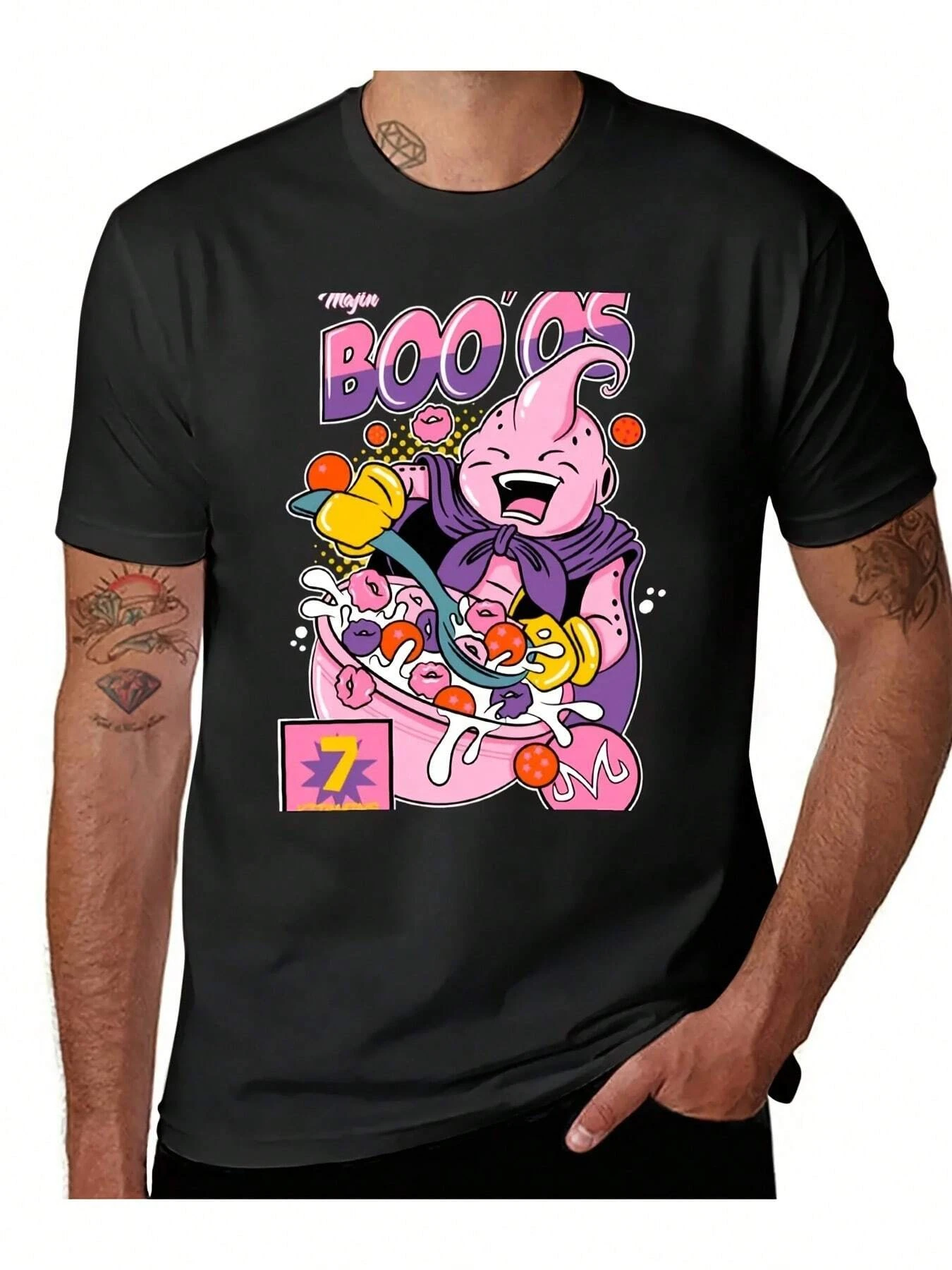 الصيف أنيمي تي شيرت مطبوع جديد ماجين بو الكلاسيكية قصيرة الأكمام بلايز الرجال الملابس عادية تي شيرت رجالي القطن Y2K الشارع تيز #1