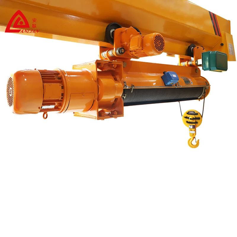 New Electric Rope Pulley Hoist 5 Ton 6m with Trolleys Electric Hoist Customizable for Small Size and High Steel Wire