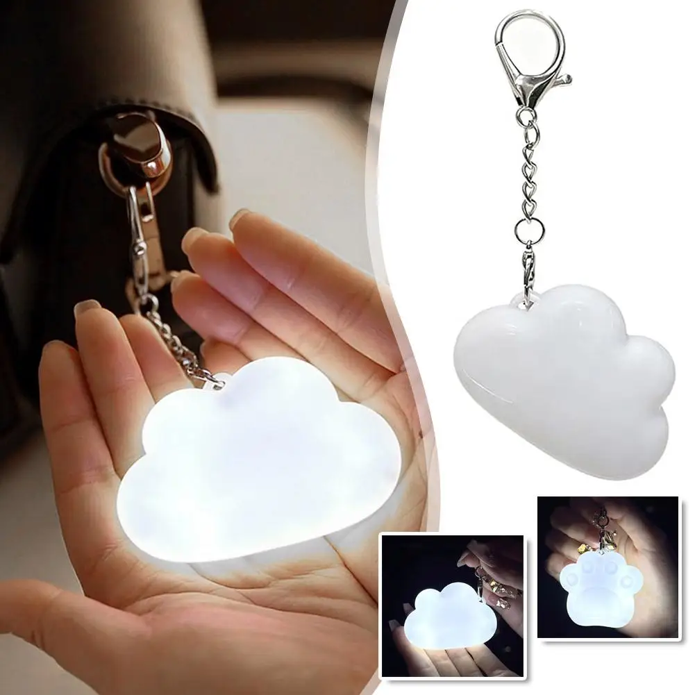 

Portable Handbag Light Creative Purse Accessories USB Rechargeable Keychain Cute Heart Keychain Light For Bag Decoration