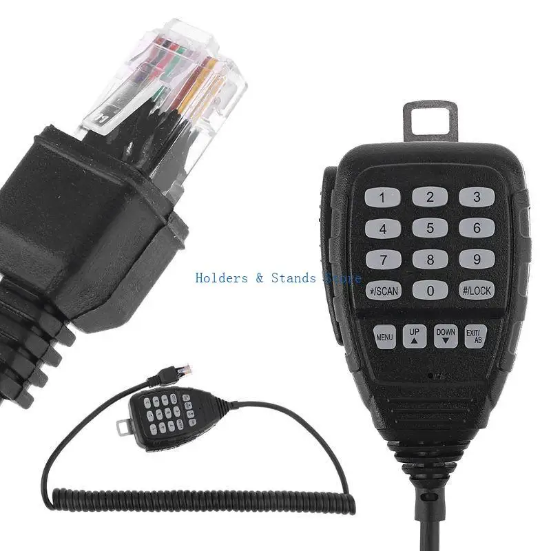 Y4UE DTMF Microphone Speaker Keypad Mic for Mini-9800 KT8900 KT-8900