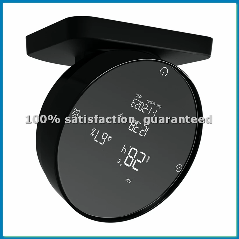 Tuya WIFI USB Rechargeable Temperature and Humidity Detector Home Baby's Room Hygrometer LCD Display IR Controller-AT35