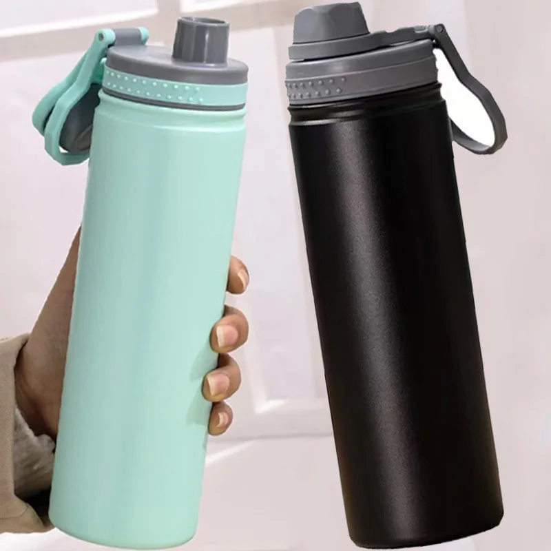 Stainless Steel Thermo Bottle Portable Large Capacity Thermos for Outdoor Thermal 750mlvacuum Flasks Thermos Heat Insulation