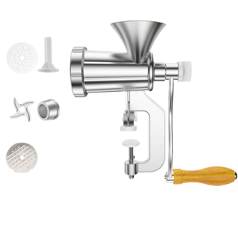 

Manual Meat Grinder Stainless Steel Sausage Stuffer Attachment Food Grinder Attachment Kitchen Aid Mixer