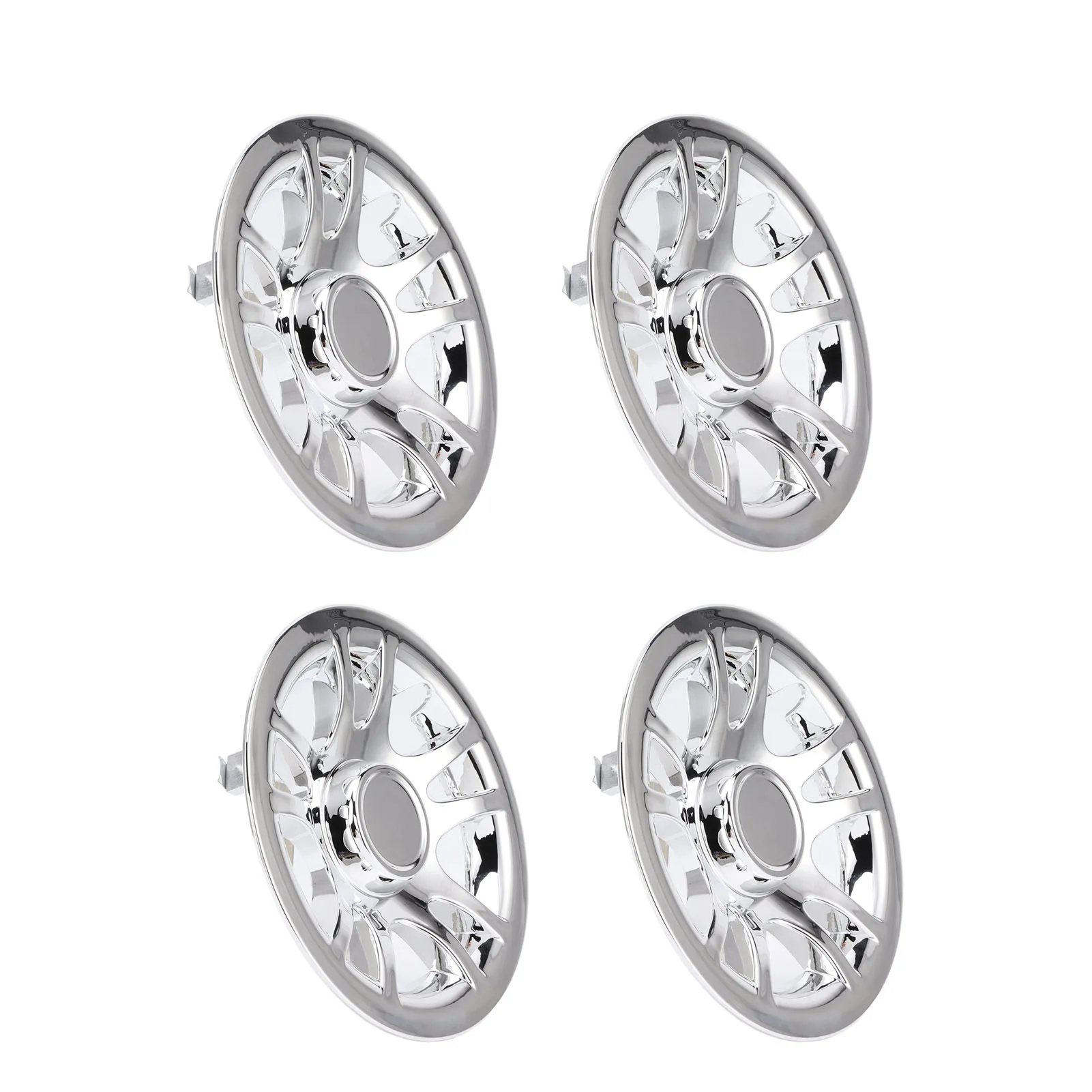 4 قطعة 8 بوصة عربة جولف محور قبعات الكروم مطلي عجلة يغطي حافة حامي ل E-Z-GO عربة جولف