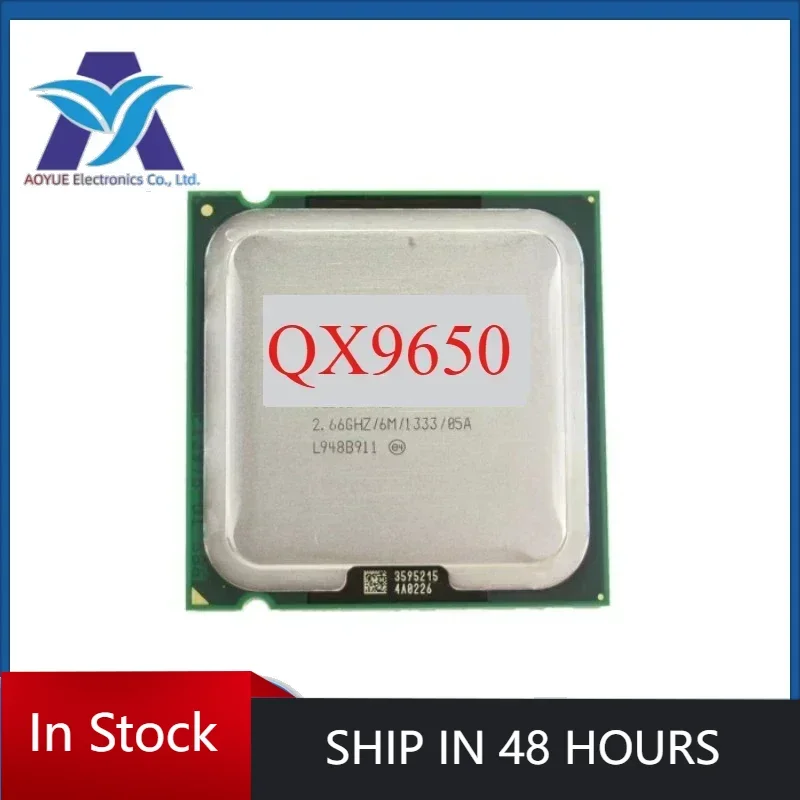 1pcs/lot perfect test Used Core 2 QX9650 Processor 3.00GHz 12M 1333MHz Quad-Core Socket LGA 775