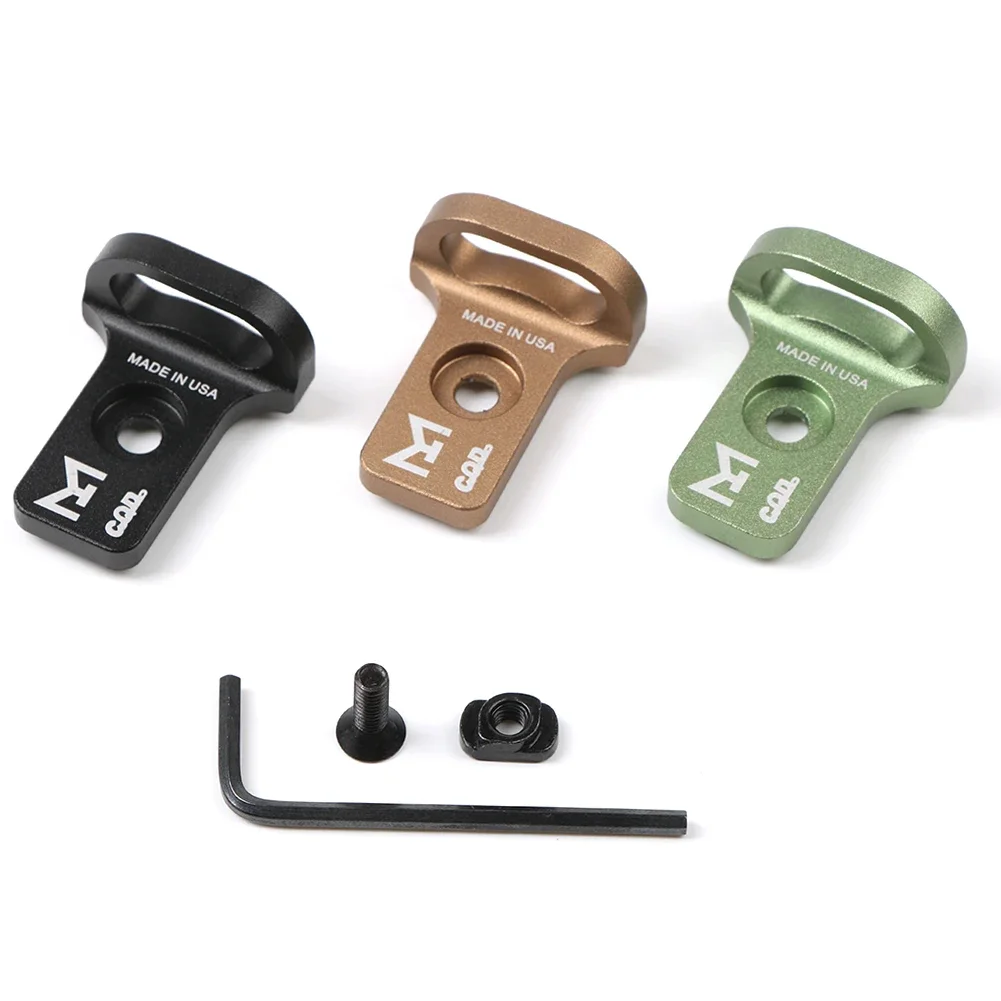 Tactical CQD Steel Sling Mount Quick Sling Buckle CQB Shoulder Strap Front QD Sling Mount Adapter MLOK view 3
