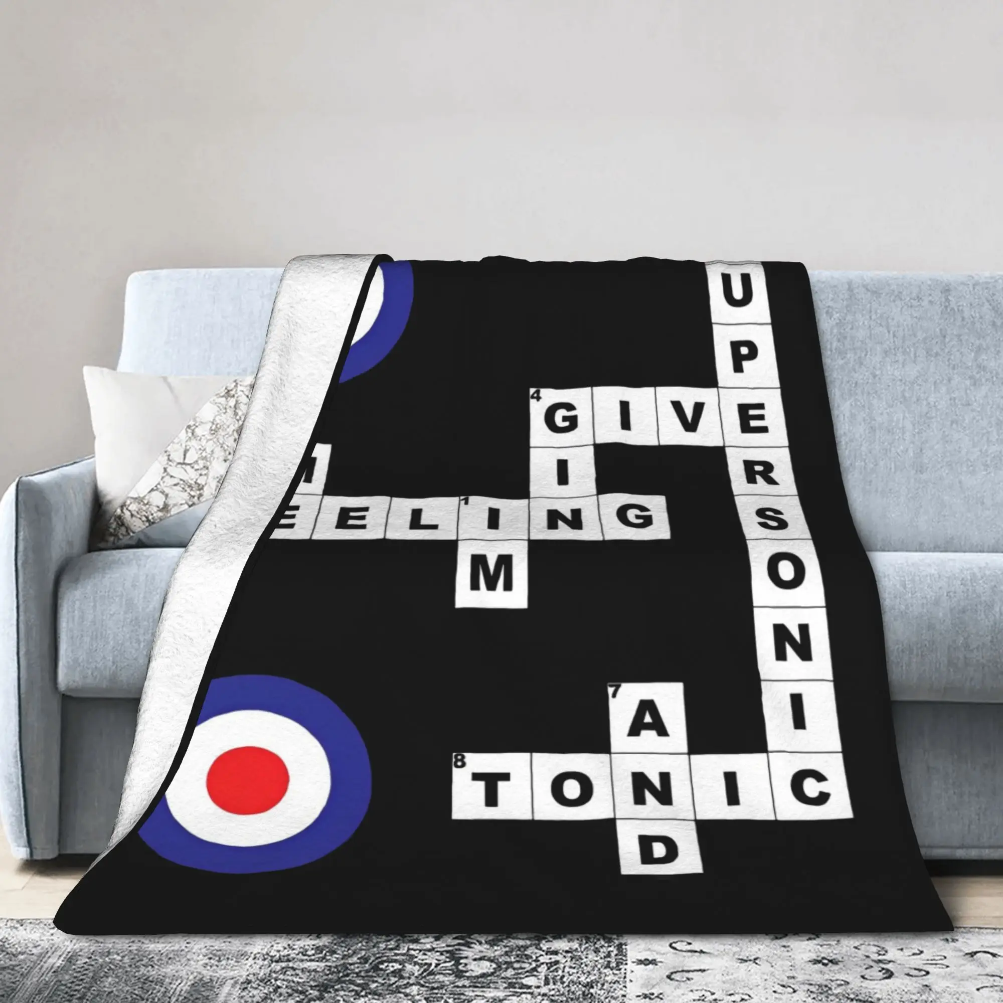 Rock Band British Music Albums  Blankets Fleece O-Oasis Super Soft Throw Blanket for Bed Bedroom Quilt
