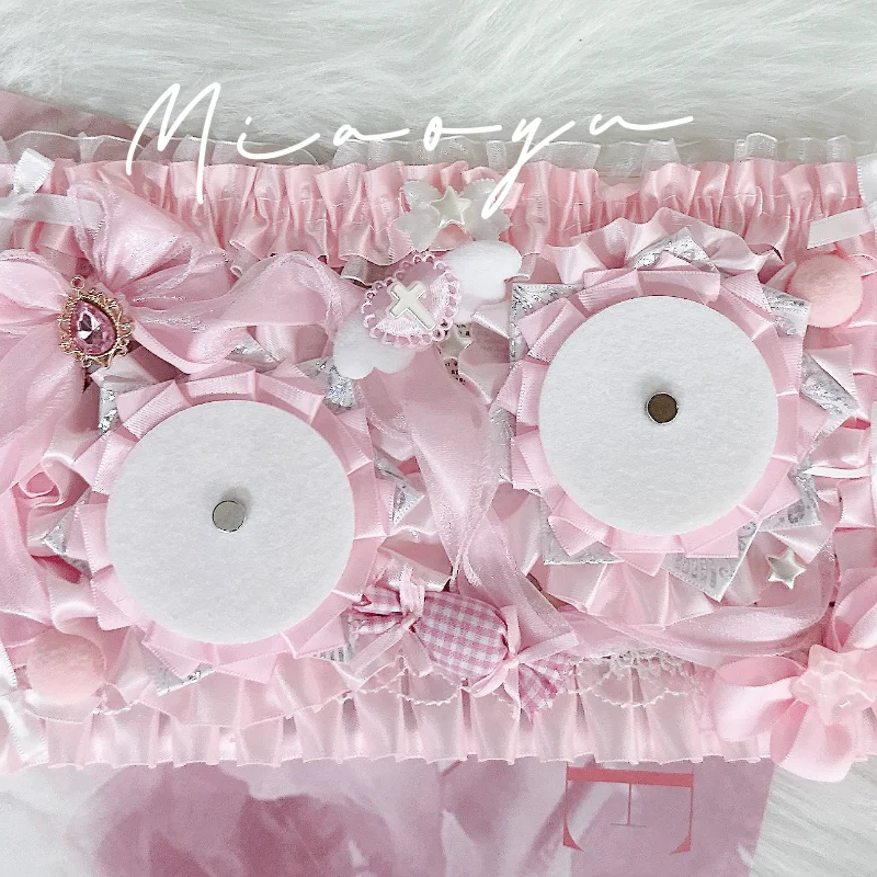 Gorgeous pink pain board finished product custom ribbon pain board brooch lta bag accessories