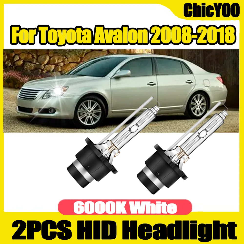 

2PCS 6000K White 35W HID Xenon Headlight Auto Headlamp Plug And Play 20000LM Front Lights 12V 24V For Toyota Avalon 2008-2018