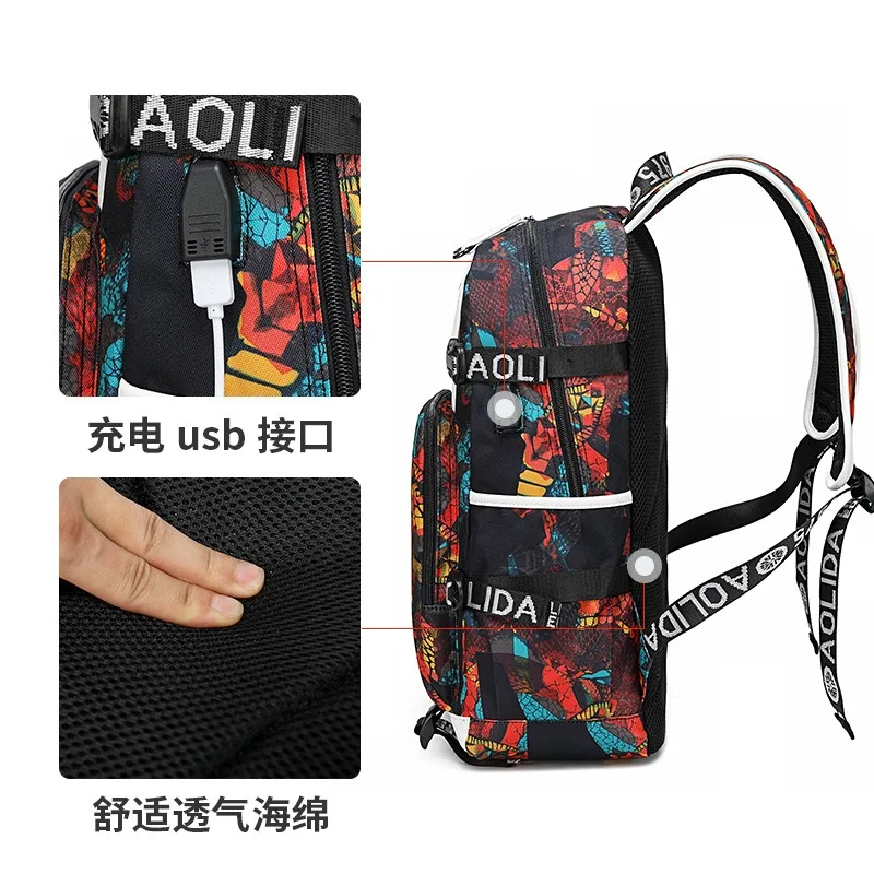 Anime Dragon Ball Wukong Zaino periferico creativo per cartoni animati per ragazzo, scuola media, scuola elementare, regalo per zaino di grado senior