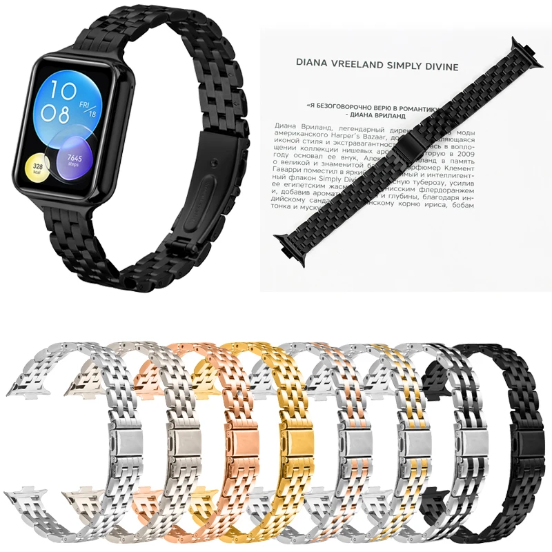 Bracelet en acier inoxydable pour Xiaomi Mi Band 8 Pro /9Pro montre intelligente Bracelet Bracelet de montre pour Redmi montre 4/5 remplacement