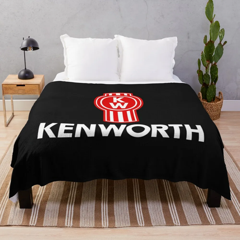 

Kenworth Trucks Throw Blanket For Decorative Sofa wednesday Blankets