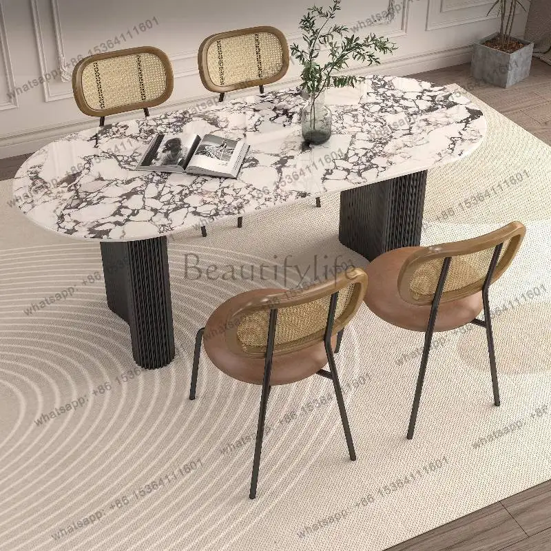 PJ Designer Style Dining Tables Space Small Base Extending Luxury Dining Tables