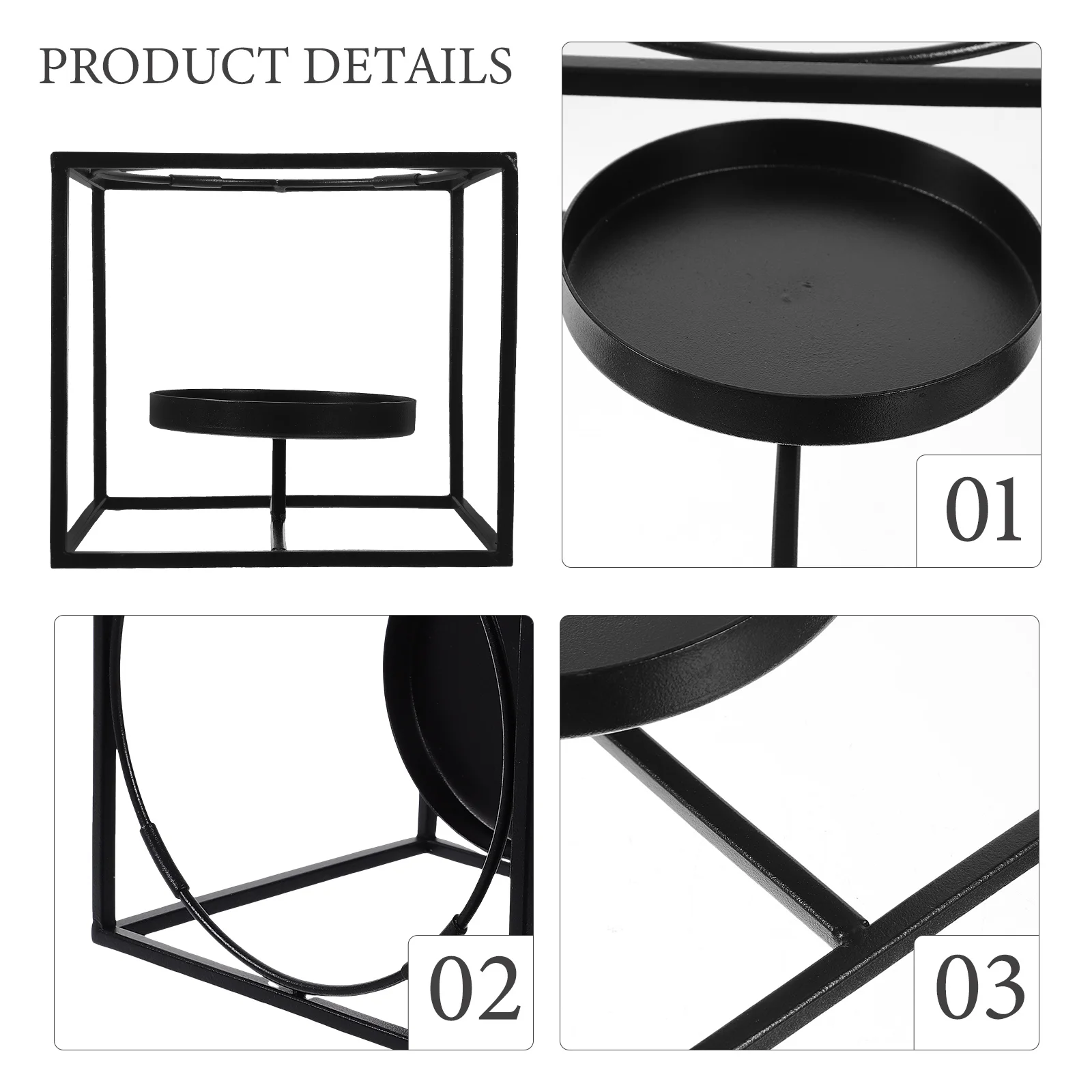 

Black Iron Holder Sturdy Home Decor Bedroom Living C Holder Decor Room Furniture Match