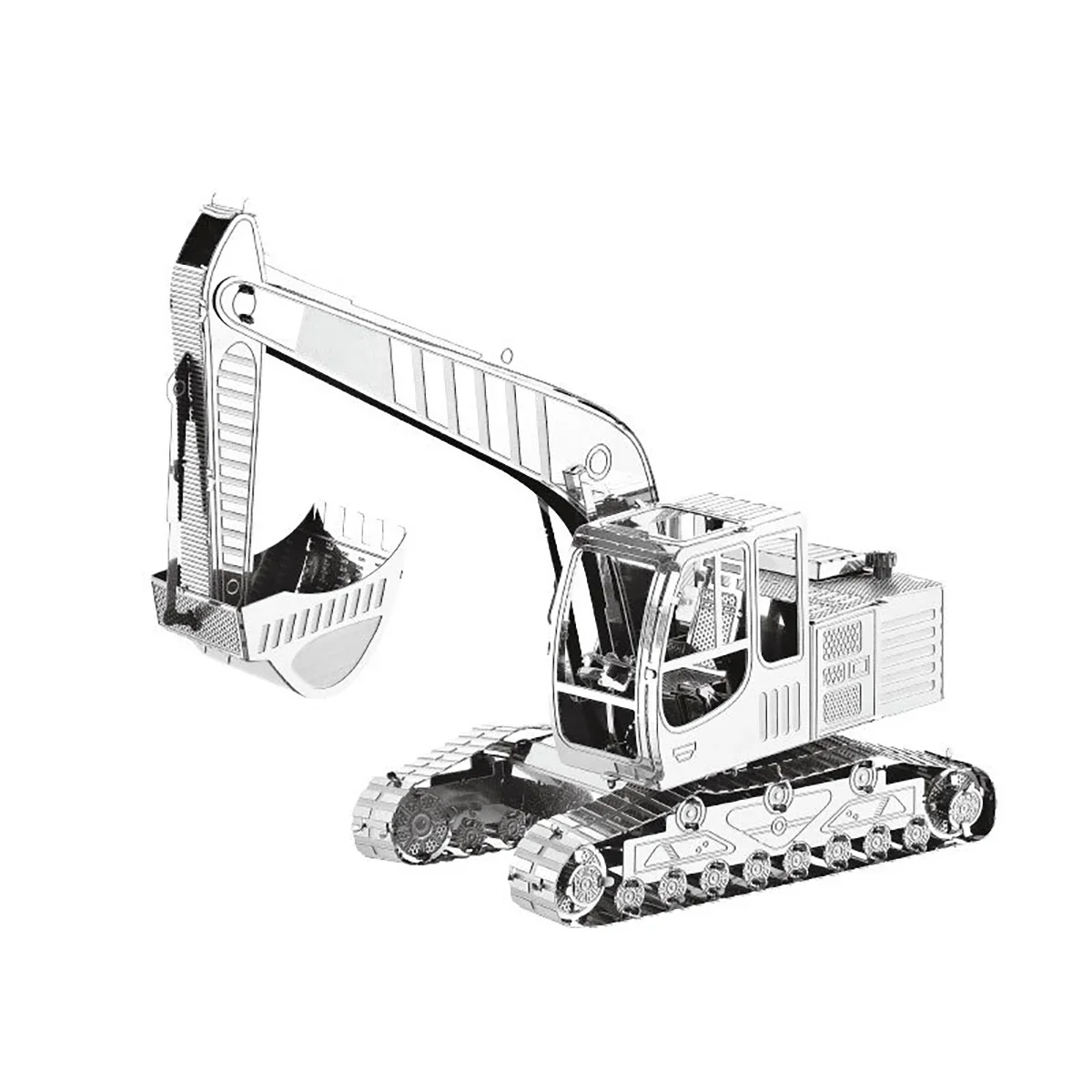 excavator 3D Metal Puzzle model kits DIY Laser Cut Puzzles Jigsaw Toy For Children