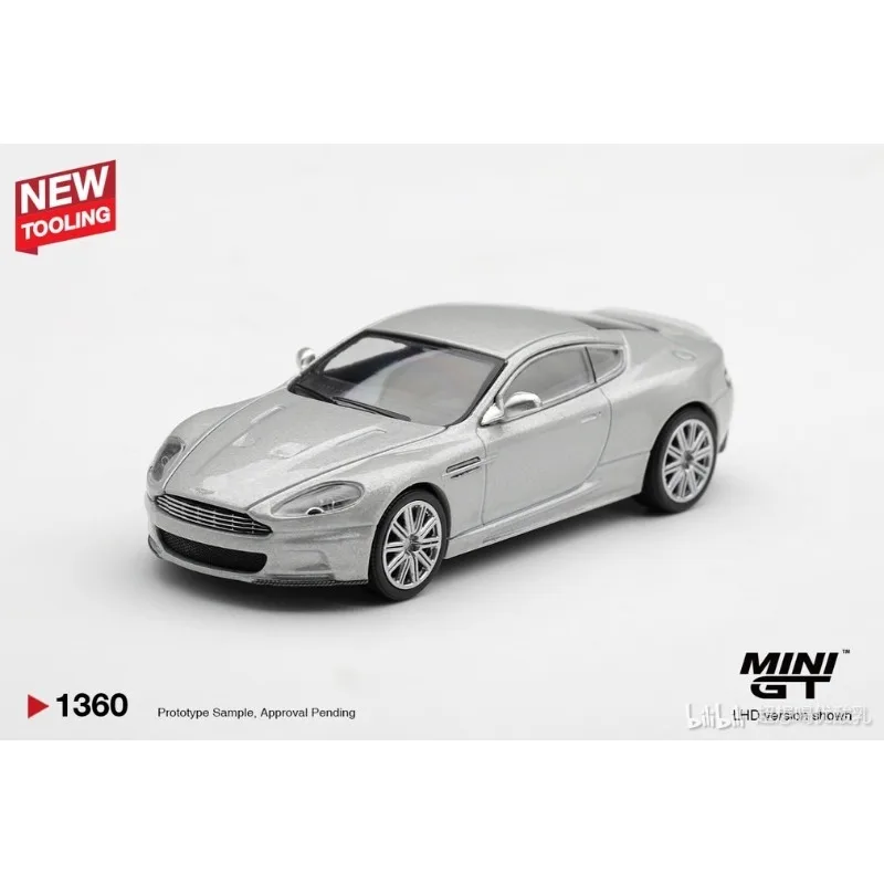 Pre sale MINIGT 1:64 Aston Martin DBS Die cast Alloy Car Model Adult Collection Ornament Male Toy