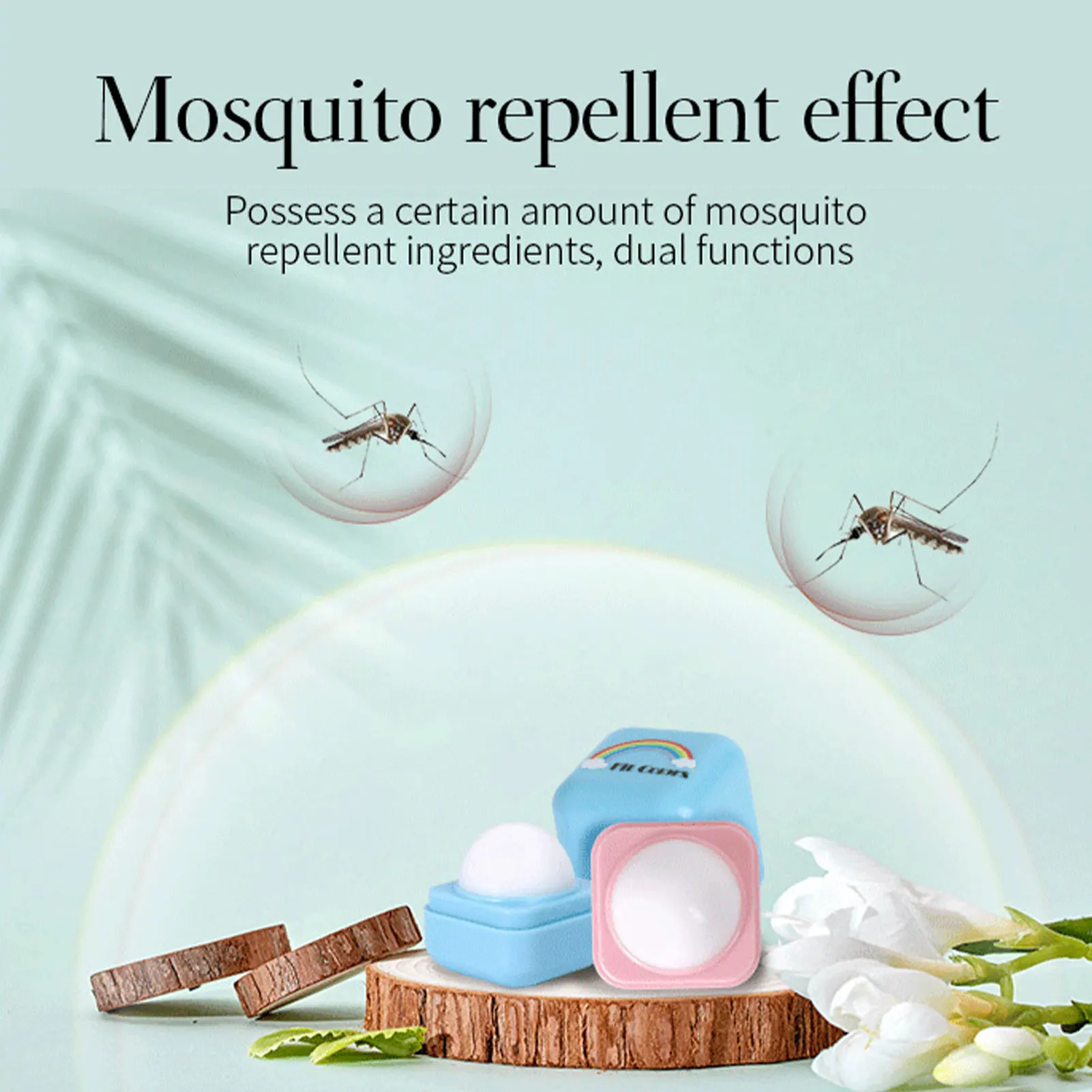 Perfume sólido de 8g para mosquitos, repelente de Perfume sólido para hombres y mujeres, seguro para niños, imprescindible para el verano al aire libre