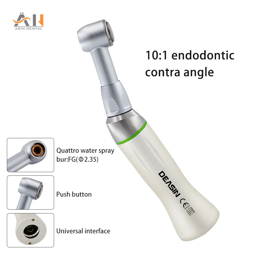 

Dental 10:1 Hand Files Contra Angle Dentist Reduction Implant Endodontic Handpiece 30 Degree Reciprocating for Endo Treatment